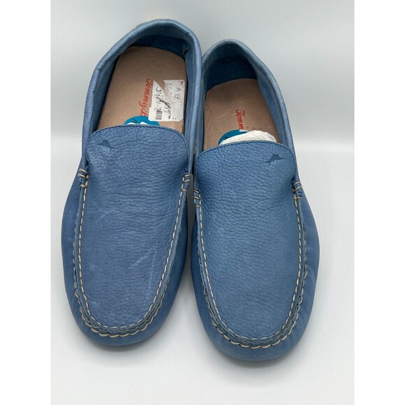 Tommy Bahama Pagota Blue Leather Driving Loafers Mens Size 11.5M main image 6